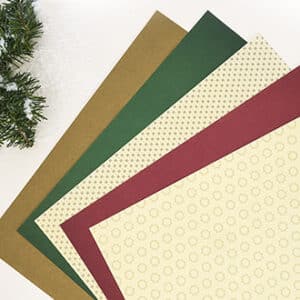 Juel&Brandt, DIY,  De luxe glazed paper, 90g, 5 designs/bag