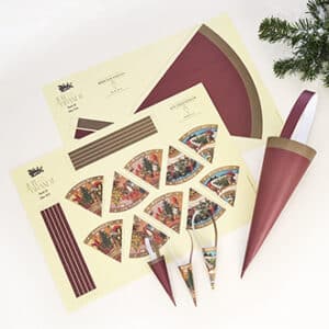 Juel&Brandt, DIY, paper hangings, cornets, 160g, 2 designs/bag