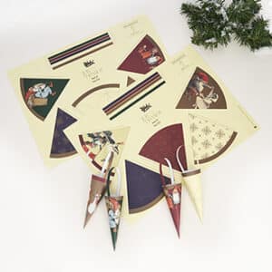 Juel&Brandt, DIY, paper hangings, cornets, 160g, 2 designs/bag