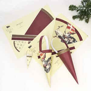 Juel&Brandt, DIY, paper hangings, cornets, 160g, 2 designs/bag