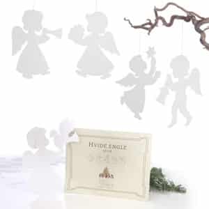 Juel&Brandt cardboard angel, hanging, 30CM-5/bag