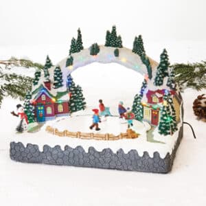 Scene, poly, animated, light & music (220V) - 24X32CM