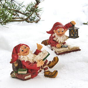 Red poly forester, reading, 8CM, 2 ASS.