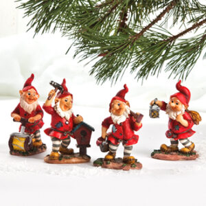 Red poly forester, 10CM, 4 ASS.