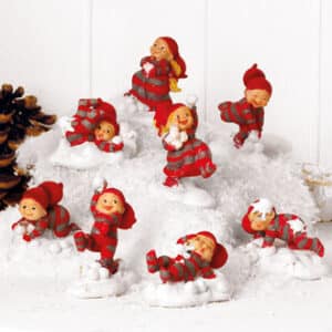 'Poly Pobra snow ball baby pixy, '6CM, 8 ASS.