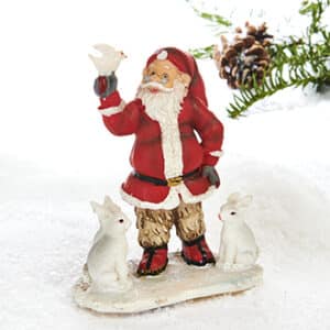 'Poly Pobra santa, greenland, w. bird, 13 CM
