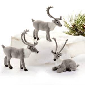 'Reindeer, fake fur, '16CM, 3 ASS.