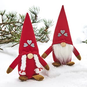 'Gnome, velour, boy/girl, '26CM, 2 ASS.