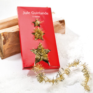 'Golden tinsel garland, tinfoil, 5mx4cm