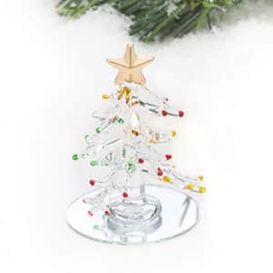 Glass tree in gift box, 5CM