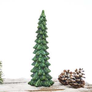 Christmas tree poly, w. glitter, 25X9CM