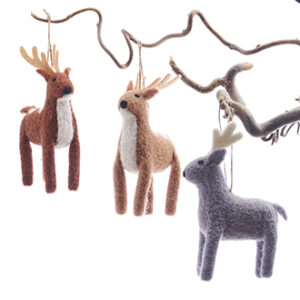 Deer, hangings, felt, 15CM