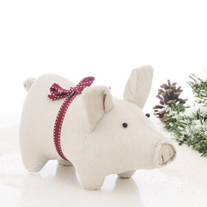 Pig, standing, 12X13CM