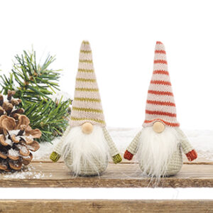 Pixy gnome, knitted hat, textile, 11CM, 2 ASS.