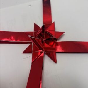 Star shreds, metallic red, 15mmx45cm -32/bag