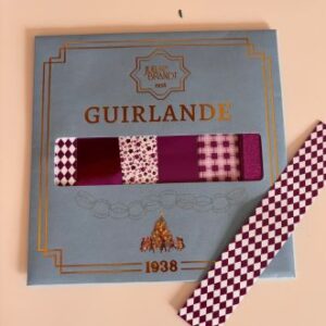 Purple paper strips for DIY garlands, 25mmx150mm. 6 asst. 60/bag