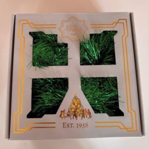 Tinsel garland, green, 2M, Ø:10cm